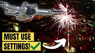 How to Capture EPIC Firework Shots with Any Drone  DJI Mini 3 PRO Tutorial [upl. by Gabrielson]