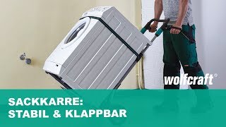 Klappbare amp stabile Sackkarre  Tragkraft bis zu 200Kg  wolfcraft [upl. by Elmore]