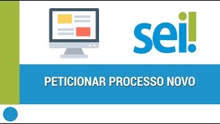 Peticionamento de processo novo no SEI [upl. by Einre905]