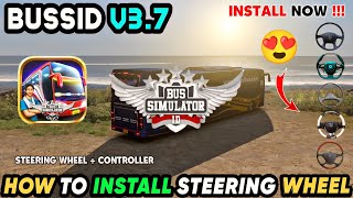 Bussid 371  HOW TO INSTALL STEERING WHEEL MOD For Bus Simulator Indonesia  Bussid Mod [upl. by Theda]