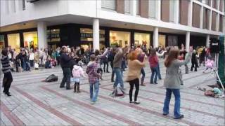 Exeter Flash Mob  Saturday Night Fever  29th Oct 2011 [upl. by Emmaline]