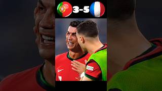 Portugal🇵🇹 VS France 🇨🇵penalty football ronaldo mbappe [upl. by Barimah557]