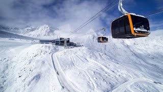 3S Bahn am Stubaier Gletscher [upl. by Cohla]