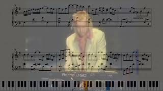 Rick Wakeman live solo with overlaid score [upl. by Rossing268]