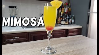 ¿Cómo Preparar el Cóctel MIMOSA 🥂🍊🍾  Mimosa Clásica  Drinkiando [upl. by Rraval919]