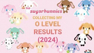 collecting my o level results 2024  🌸 AVERAGE RESULTS from an average student [upl. by Ogu]