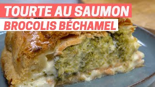 TOURTE SAUMON BROCOLIS ET BÉCHAMEL AU CITRON [upl. by Gilberte]