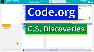 Codeorg Lesson 33 Drawing in Game Lab  Tutorial with Answers  Unit 3 CS Discoveries [upl. by Katrina]