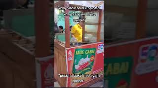 mie ayam bakso mas B lokasi pilangkenceng pasar sumbergandu caruban Madiun bolo [upl. by Mogerly]