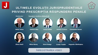 Ultimele evoluții jurisprudențiale privind prescripția răspunderii penale [upl. by Nitz181]