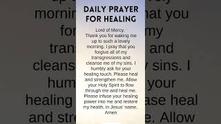 Prayer for Healing prayer jesus prayerforyou youtubeshorts [upl. by Janka]