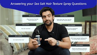 Sea Salt Hair Texture Spray  Most asked questions answered  Arata FAQ Series [upl. by Iznekcam]