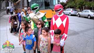 Power Rangers Visit Luis On His Birthday [upl. by Esinev]