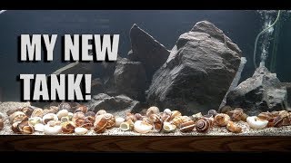 My birthday tank build 75g Lake Tanganyikan Aquarium Part 1 [upl. by Oibesue]