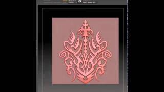 Zbrush ornamental sculpting technique example 1 [upl. by February]