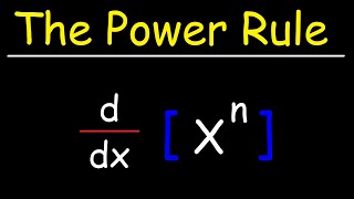 The Power Rule For Derivatives [upl. by Dillie]