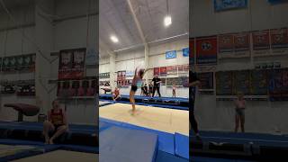 When everyone stops what theyre doing to watch you 👀 😍 gymnasts trampoline [upl. by Nalahs]