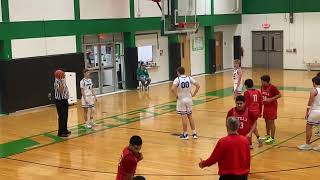 Clips of George West Varsity Longhorns win vs La Villa in Falfurrias Basketball Tournament 122823 [upl. by Maillw]