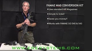 FAMAE SG540 and SG543 AR Mag Conversion Kit [upl. by Acinorahs]