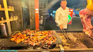 King Of Street food​​ Roast Beef Delicious Various Fried Foods  Cambo Night Foods  Street Foods [upl. by Niryt]