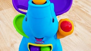 PLAYSKOOL POPPIN PARK ELEFUN BUSY BALL POPPER toy reviewMusical and ligth up toy [upl. by Kisung]