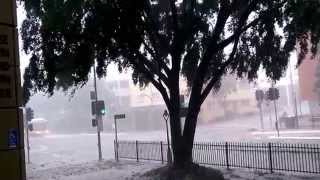 Brisbane storm November 27 2014 [upl. by Nahor58]