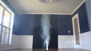 Exhale Bladeless Ceiling Fan—Full Scale Vortex Airflow Demonstration [upl. by Anawak476]