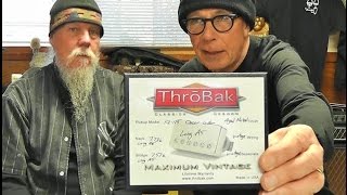 Doug and Pat demo the ThroBak KZ 115 PAF clone humbuckers [upl. by Maxantia]