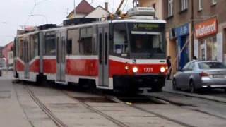 Brno provizorní tramvajová konečná v Minské ulici [upl. by Brunhilde]