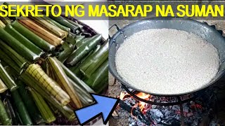 PAANO MAGLUTO NG MASARAP NA SUMAN MALAGKIT FULL PROCESS  My Mothers 50 Years Secret Recipe [upl. by Cate]