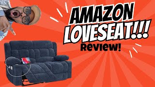 IROSTAE Loveseat Recliner Sofa REVIEW [upl. by Gorski]