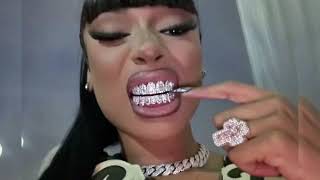 MEGAN STALLION Showing Her GRILLZ 🦷🥶 [upl. by Yanal]