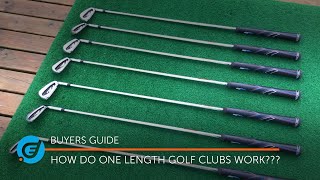 How do ONE LENGTH golf clubs work [upl. by Evangelin]