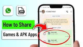 How to Share Games amp APK Apps to WhatsApp [upl. by Elreath]