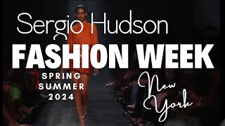 Sergio Hudson fashion show sergio hudson New York Fashion Week [upl. by Gonyea895]