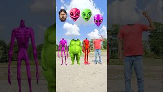 Red dame tu Casita alien Purple siren amp fat dog vs me correct head matching funny vfx Game funny [upl. by Iht490]