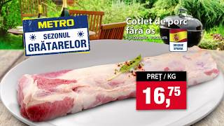 Cotlet de porc  Oferta METRO 2531052017 [upl. by Atekin]