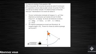 Exercice 2 Énergie Mecanique Énergie potentielle [upl. by Ahsakal122]