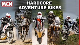 Finding 2023s toughest adventure bike  Ducati v KTM v Yamaha v Triumph v Husqvarna onoffroad MCN [upl. by Anes]