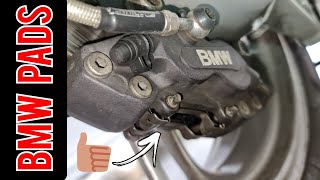 BMW Rear Brake Pads Replacement K1200LT [upl. by Yhpos]