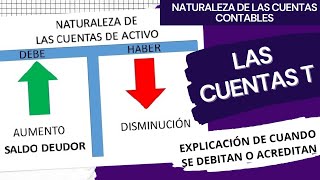 LAS CUENTAS T CONTABILIDAD ¡Esta técnica realmente funciona [upl. by Ahsieka774]