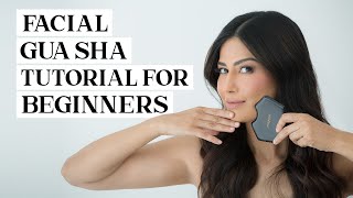 Facial Gua Sha Tutorial For Beginners [upl. by Nyrrad]