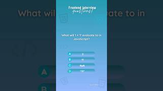 Frontend interview questions Quiz 8 javascript react interview developer [upl. by Ezzo]