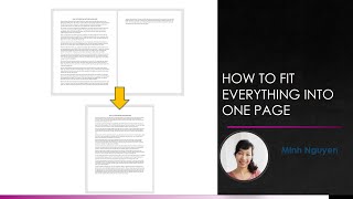 How to fit everything on one page in Word 4 methods [upl. by Ennovad678]