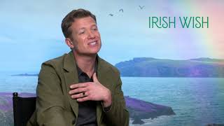 Ed Speleers Talks About “Irish Wish” Working with Lindsay Lohan [upl. by Leihcey]