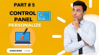 Part5 All personalization settings in Windows 10  in Control Panel Tutorial for beginner [upl. by Killoran]