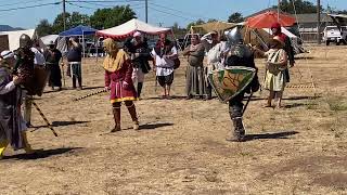 2024 Mists Fall Coronet finals Sir Geoffrey of Griffinhold vs Sir Robert of Woodsende [upl. by Natsud947]