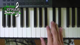 Bushido  Hunde die bellen beißen nicht  Piano Tutorial [upl. by Yunick]