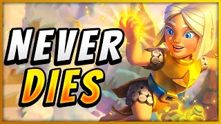 BE TERRIBLE amp TRASH YOUR OPPONENTS BATTLE HEALER GOLEM IS BROKEN — Clash Royale [upl. by Nahshunn974]