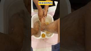 Pedicure for the first Time pedicure ytshorts mensgrooming ashortaday shortsindia [upl. by Atela]